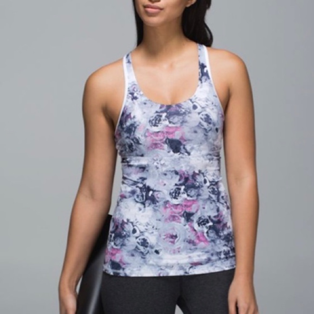 lululemon Moody Mirage Crossback Tank      Size 6